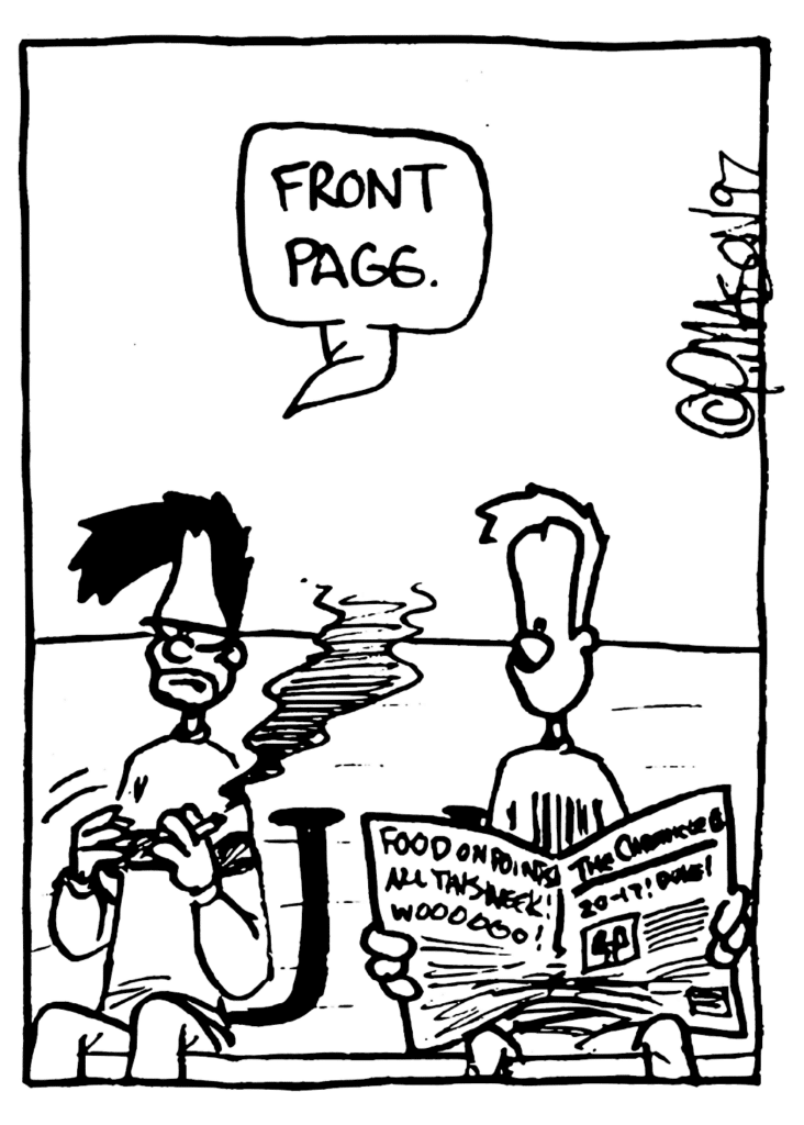 BEN: Front page.