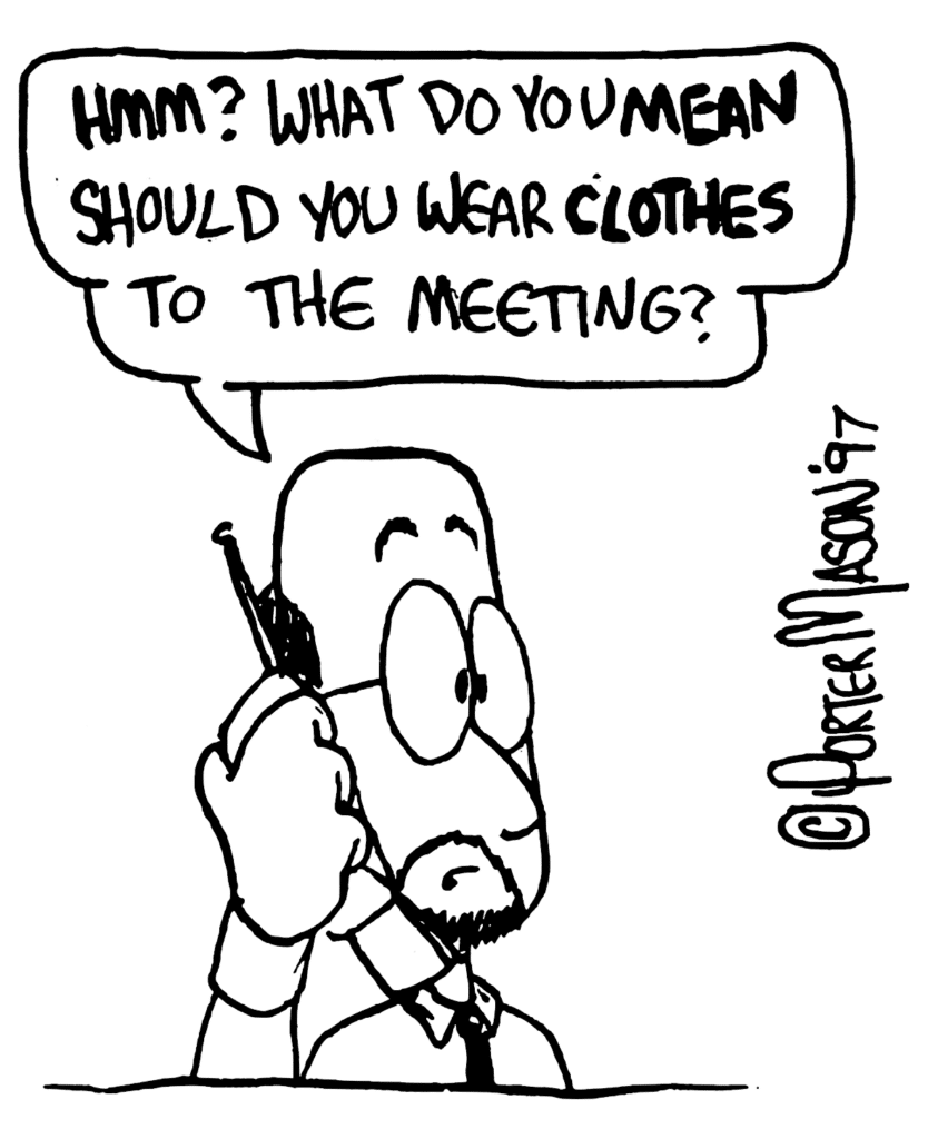 SIMPSON: HMM? What do you MEAN should you wear CLOTHES to the meeting?