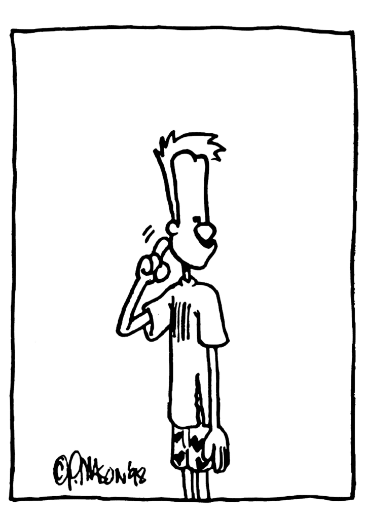 A pause