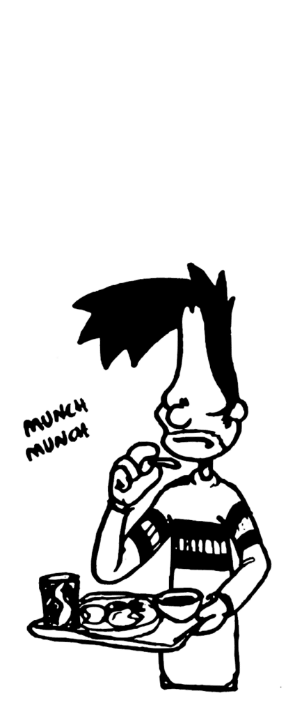 SOUND: munch munch