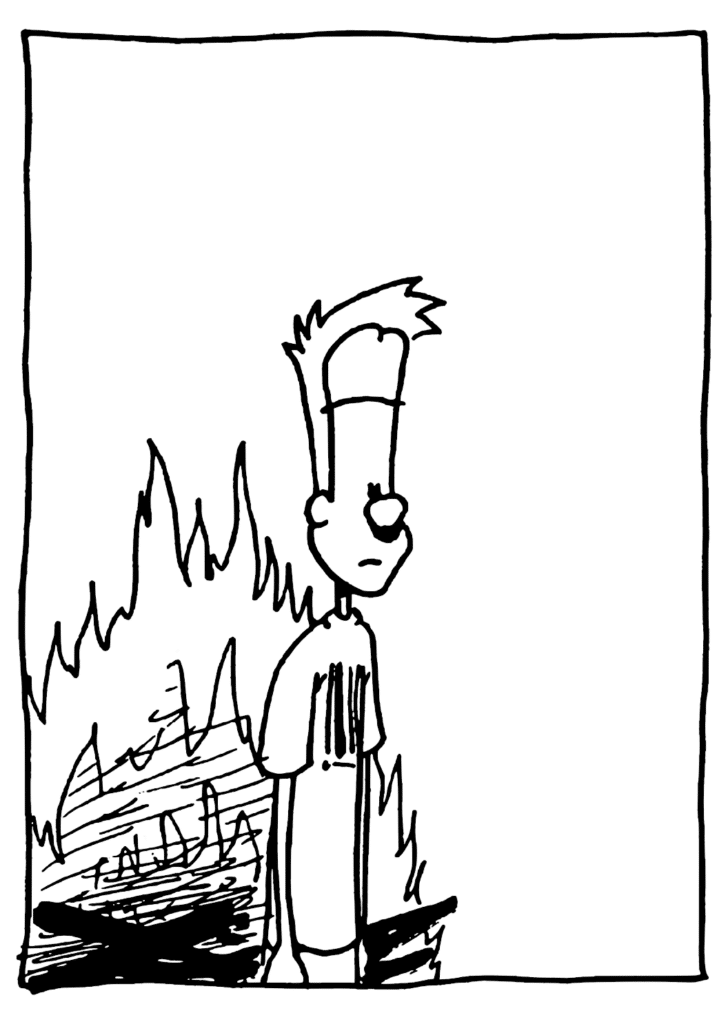 A pause