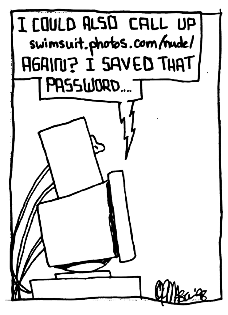 STU: I could also call up swimsuit.photos.com/nude/ again? I saved that password...